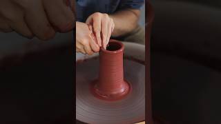 Throwing RED Stoneware clay [upl. by Fulvi269]