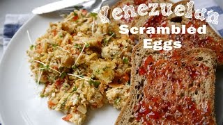 Venezuelan Scrambled Eggs  Mi Terruno Food [upl. by Brout]