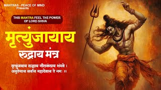 this MANTRA FEEL the Power of Lord Shiva Mrityunjayaya Rudraya  Shiva Mantra  मृत्युंजयाय रुद्धाय [upl. by Sherrard]