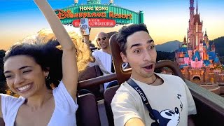 RIDING EVERY RIDE AT HONG KONG DISNEYLAND I made a tragic mistake [upl. by Henrie]