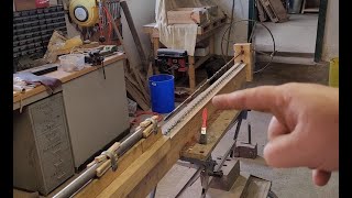 Jäger rifle scratch build pt1 reaming the barrel bore [upl. by Koloski]