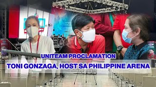 Toni Gonzaga Host sa BBM Sara Proclamation sa Philippine Arena Bulacan [upl. by Introc]