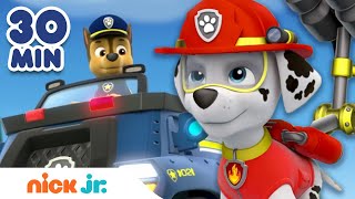 PAW Patrol  30 Mins of Adventure Bay Rescues  Nick Jr [upl. by Ahseniuq]