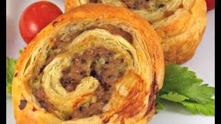 Sausage rolls recipe  Easy homemade sausage rolls [upl. by Fenwick]