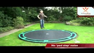 Trampolines Down Under VENTED safety pad [upl. by Yrolg]