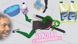 THIS VIDEO IS NOT SPONSORED BY CLOROX BLEACH  Yandere Simulator 22 [upl. by Aynotahs]