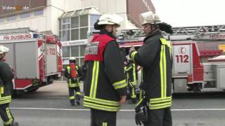 Feuerwehr Einsatz bei der Duisburger Targo Bank [upl. by Nerha]