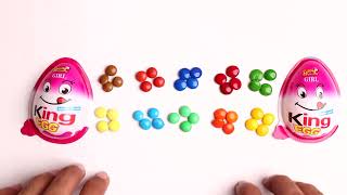 Satisfying Video surprise king egg with colorful chocolate beans Bunty ASMR Sound [upl. by Sirraf852]