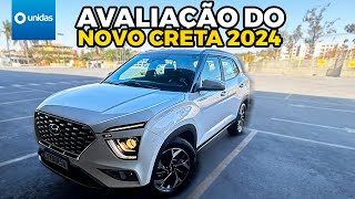 Novo Creta 2024 Avaliação Completa Do Creta 2024 da unidas locadora [upl. by Anifad]