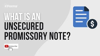 Unsecured Promissory Note  When to Use and How to Write  EXPLAINED [upl. by Aerda441]