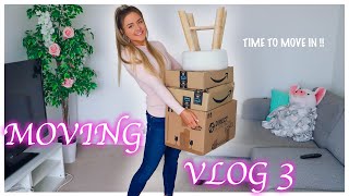 Moving Vlog 3  Moving In To Our New House [upl. by Moshell605]