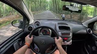 Peugeot 107 10 Active 2012  POV drive 4k video  Binaural audio [upl. by Oliy650]