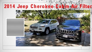 2014 Jeep Cherokee Cabin Air Filter Replacement [upl. by Selwyn307]