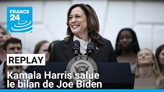 Présidentielle américaine  retrouvez le premier discours de Kamala Harris • FRANCE 24 [upl. by Neelrak]