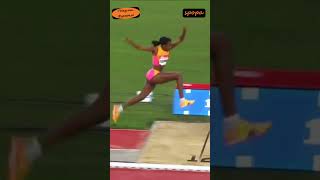 Stunning 1496m Triple Jump by Leyanis PÉREZ HERNÁNDEZ at Monaco Diamond League [upl. by Renfred]