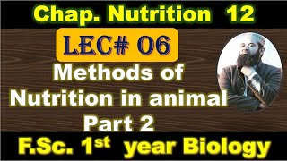 Nutrition in animals Part 2 I Chapter 12 I Nutrition I class 11 I First year I Lec 06 [upl. by Burnsed]