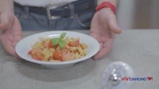 Pasta pomodorini gamberi e pistacchi  ViviDanoneit [upl. by Tacy]