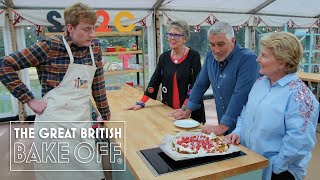 Bon appétit James Acaster serves up pure genius  The Great Stand Up To Cancer Bake Off [upl. by Sollows]