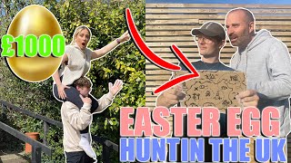 EXTREME EASTER EGG HUNT ACROSS THE UK WITH FULL BARKER FAM [upl. by Acnairb]