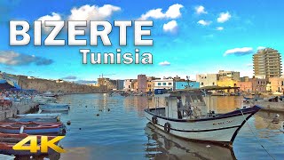 Bizerte بنزرت Walking Tour  Tunisia【4K – 60fps】 🇹🇳 [upl. by Ebocaj899]