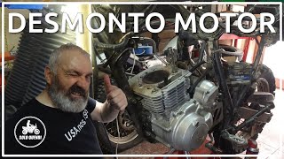 DESMONTAR MOTOR de la YAMAHA XT 600E  Tapa de balancines Culata Cilindro y Pistón [upl. by Yrreb]