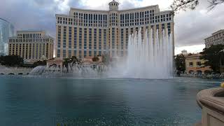 Bellagio Fountains Daytime Water Show 4K  Las Vegas Walking Tour  Uptown Funk Performance [upl. by Ahsatsan744]