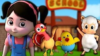 แมรี่มีลูกแกะน้อย  3D เด็กบ๊อง  Thai Nursery Rhymes  Kids Songs  Mary Had A Little Lamb [upl. by Tibbs]