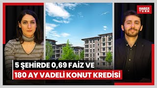 5 şehirde 069 faiz ve 180 ay vadeli 25 milyon TLlik konut kredisi kampanyasının detayları neler [upl. by Eidorb]