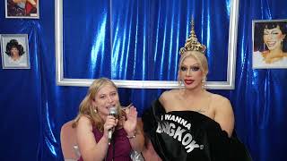 Pangina Heals Interview at RuPauls DragCon 2022 [upl. by Joann]