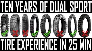 What I Learned After Ten Years of Dual Sport Tire Testing [upl. by Bust]