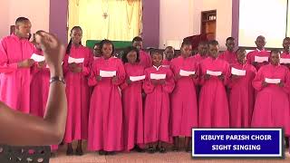 KIBUYE PARISH CHOIR SCORES 100 IN SIGHT SINGING [upl. by Octavia]