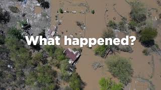 Dam failure destroys Michigan town WATCH as dam breaks 🌊 [upl. by Ynttirb]