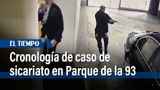 Cronología de caso de sicariato en Parque de la 93 relato en video del crimen  El Tiempo [upl. by Garretson]