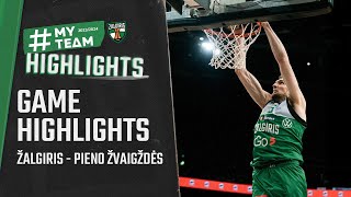 Žalgiris  Pieno žvaigždės  Game Highlights  20240317 [upl. by Oates]