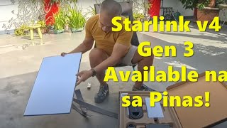 Starlink V4 Gen 3 Kit Unboxing Performance Testing And Gen 2 Comparison In The Philippines [upl. by Irehj]