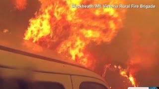 Terrifying fire conditions in Australia [upl. by Rodi516]