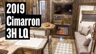 2019 Cimarron 3 Horse Living Quarters Trailer  Stock 3384 [upl. by Gnouh]