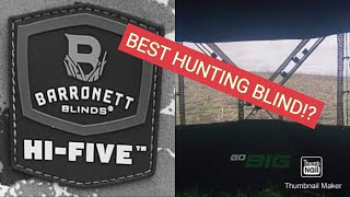 BARRONETT HIGH FIVE BEST HUNTING GROUND BLIND [upl. by Taran]