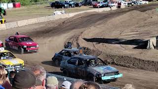 Hutchinson MN Autocross McLeod County Fair 2021 Fullsize Car Heat 2 [upl. by Neirol783]