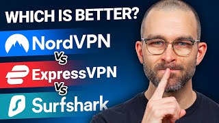 NordVPN vs Surfshark vs ExpressVPN  Ultimate BEST VPN comparison [upl. by Goldia]