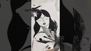 Art reveal sketchbook collageart blackandwhite minimalisticart [upl. by Niwrehs]