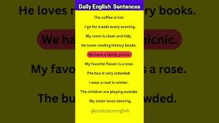 Master English with Daily Life Sentences [upl. by Emmerie]