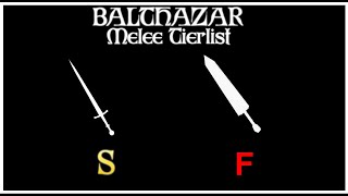 quick balthazar melee tierlist [upl. by Belita]