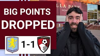 ASTON VILLA DROP TWO MASSIVE POINTS  FAN CAM [upl. by Morville214]