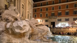 Italy Rome Fontana di Trevi Trevi Fountain [upl. by Axia]