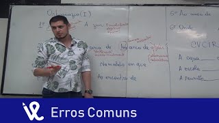 Erros comuns de escrita [upl. by Percival]