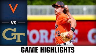 UVA vs Georgia Tech ACC Baseball Championship Highlights 2023 [upl. by Rases]