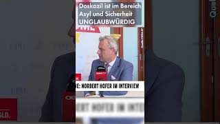 Norbert Hofer zu Doskozil Er ist DER Willkommensklatecher der ersten Stunde burgenland ltw2025 [upl. by Anerbas]