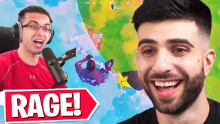 Reacting to the CRAZIEST Fortnite Rage [upl. by Avehstab]