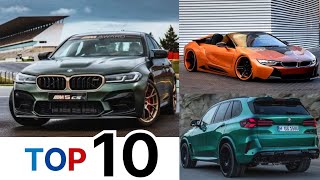 Top 10 fastest BMWs in the world [upl. by Artcele]